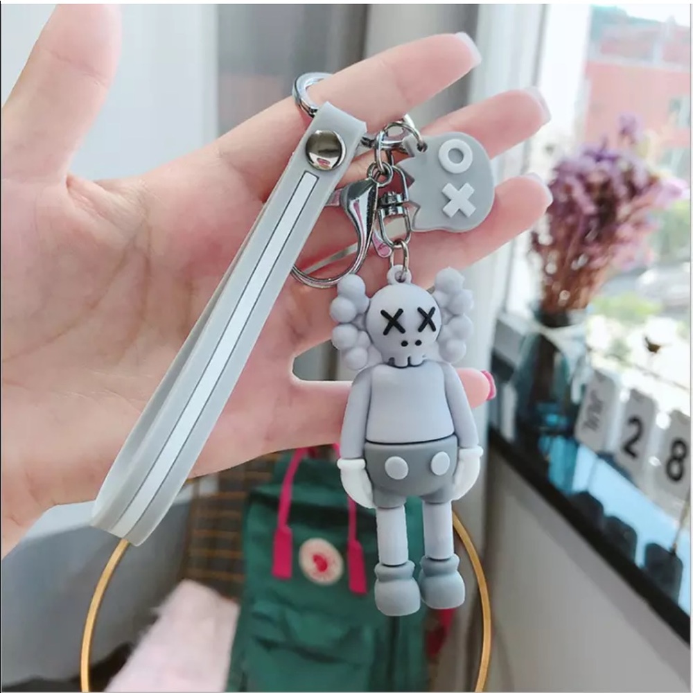 KAWS Companion Keychain 3D Rubber Silicone